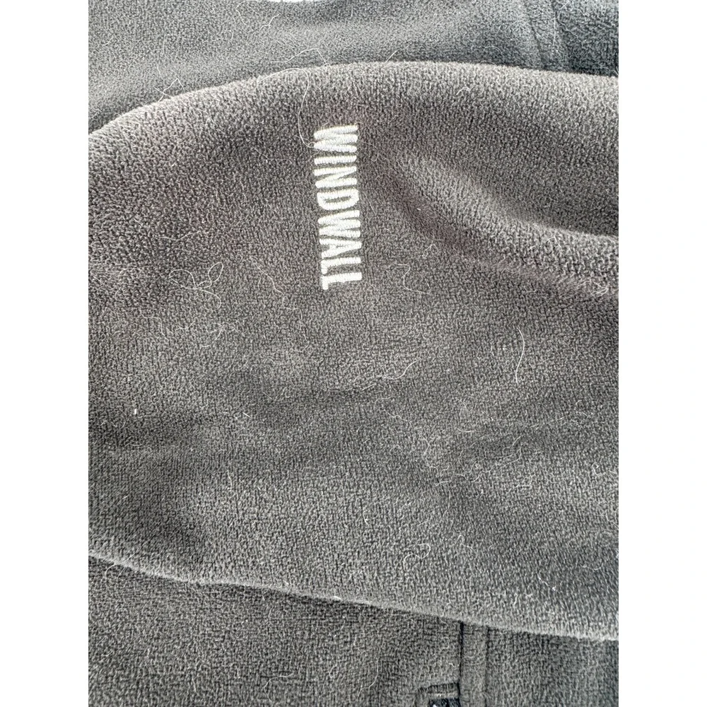 The North Face Jacket‎ Mens Large Black WindWall Fleece Full Zip Outdoor Hiking